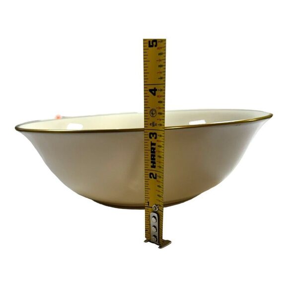 Lenox Handcrafted  President's Club Bowl 9.5” & 3” Avons Very Best Gold Trim - Picture 4 of 6